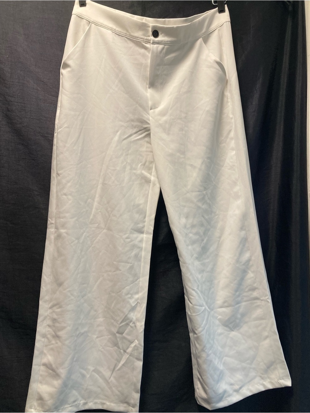 Miss Lava White Straight Leg Dress Pants Size 48